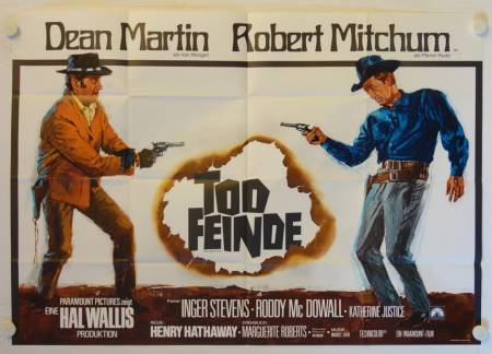 5 Card Stud original release german double-panel movie poster